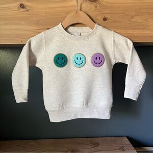 Kids Smiley Face Sweatshirt